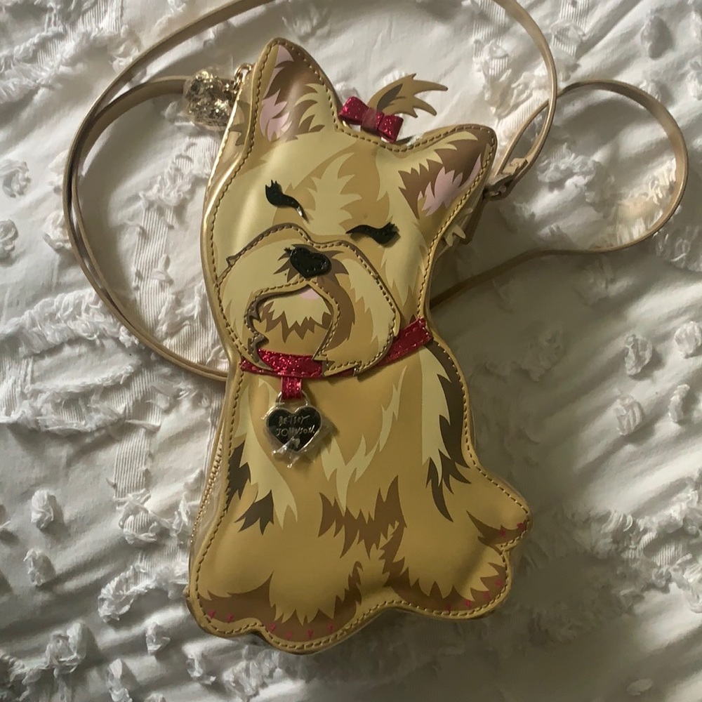 Betsey Johnson Yorkie Dog Purse bag